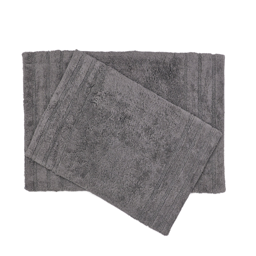 Homewear Sanibel End Border Cotton Bath Rug Set 2-Pc.