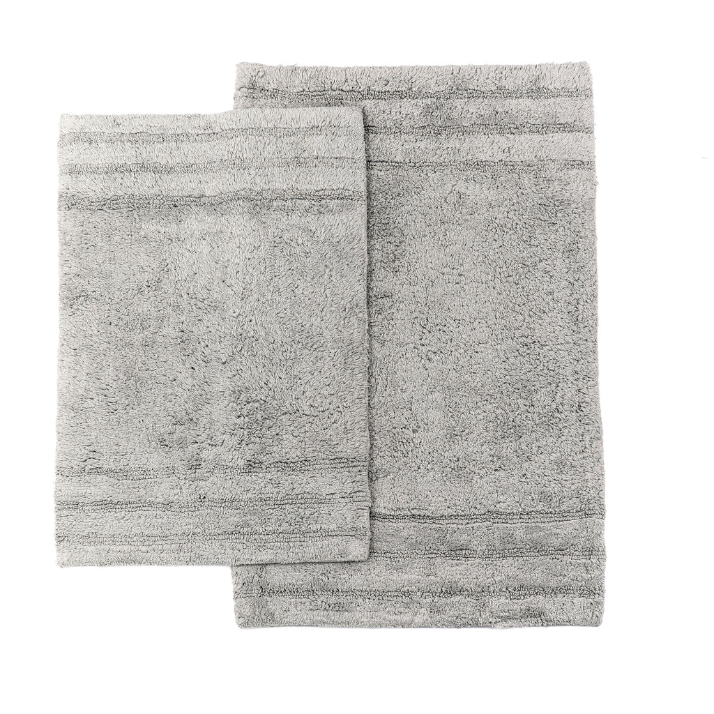Homewear Sanibel End Border Cotton Bath Rug Set 2-Pc.