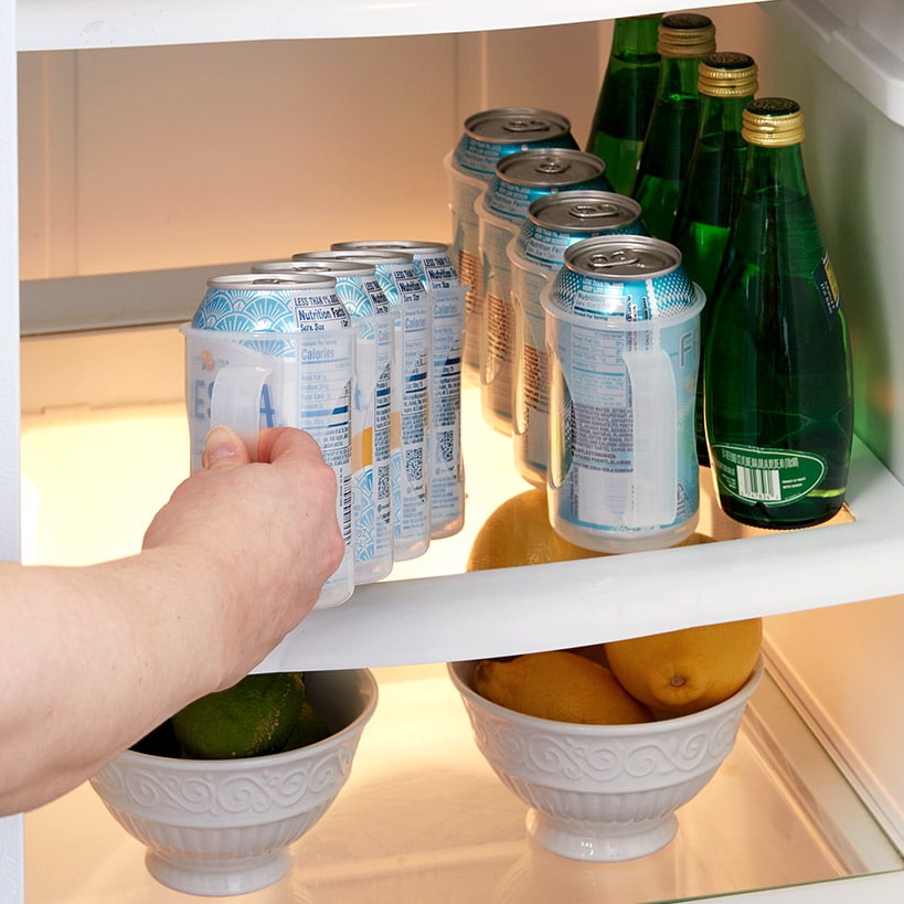 Beverage Can Space Savers for Refrigerator - Set of 2
