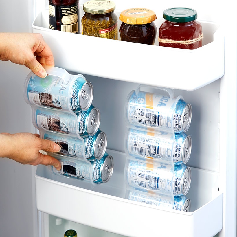 Beverage Can Space Savers for Refrigerator - Set of 2