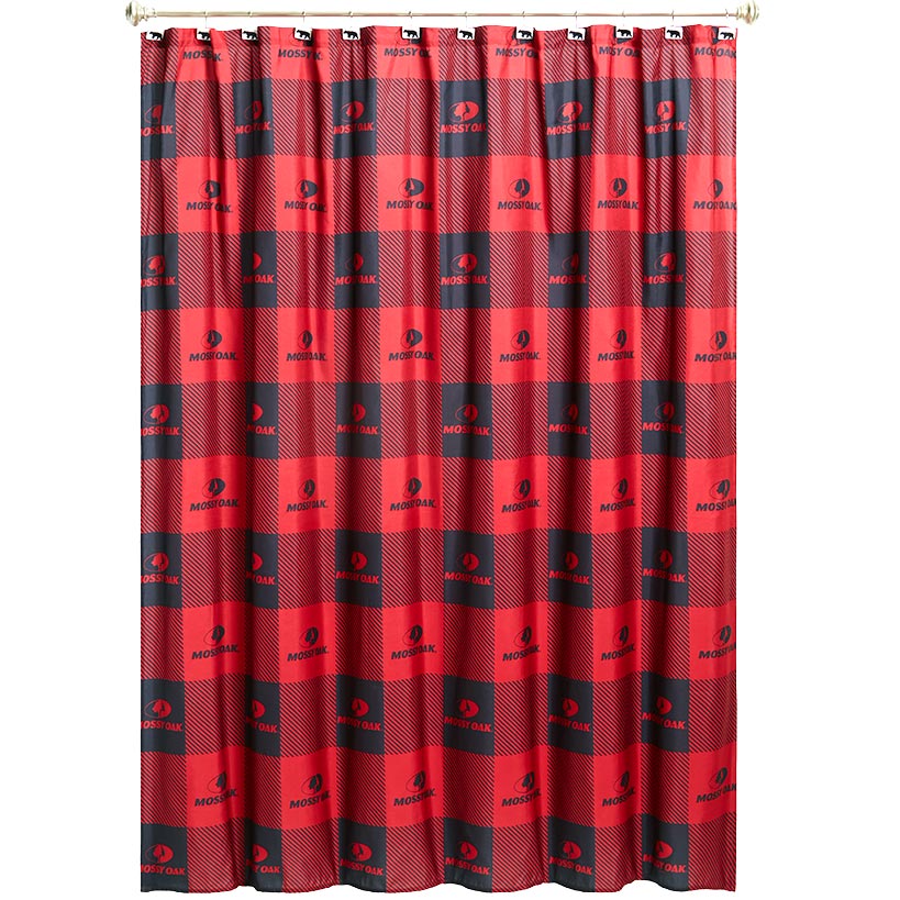 Buffalo Logo Shower Curtain Set with Rug, Towels, Valance, Hooks K94720