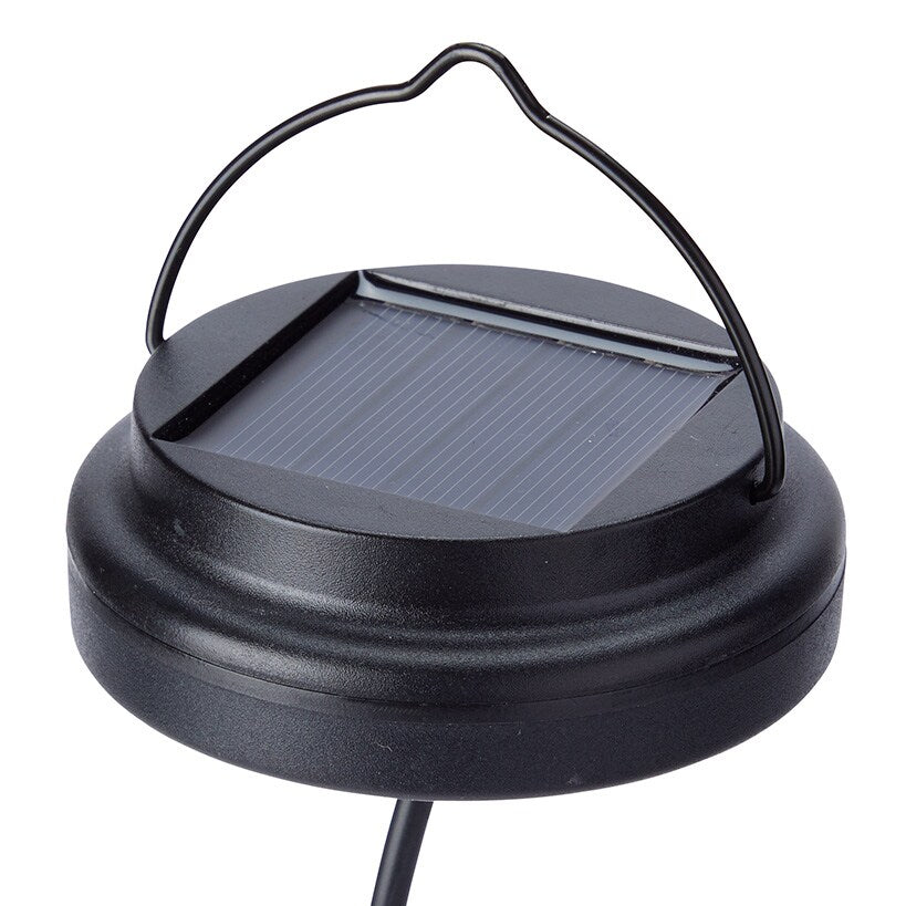 Solar-Powered Small Rattan Pendant Light – Natural and Brown
