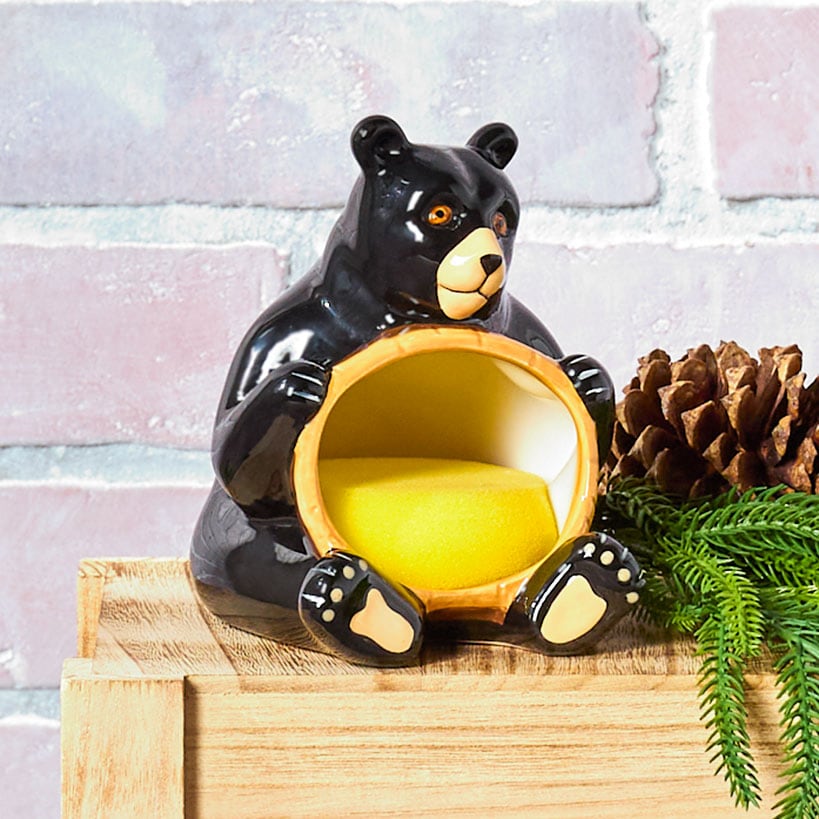 Kitchen Sponge Holder with Paper Towel Rack R273