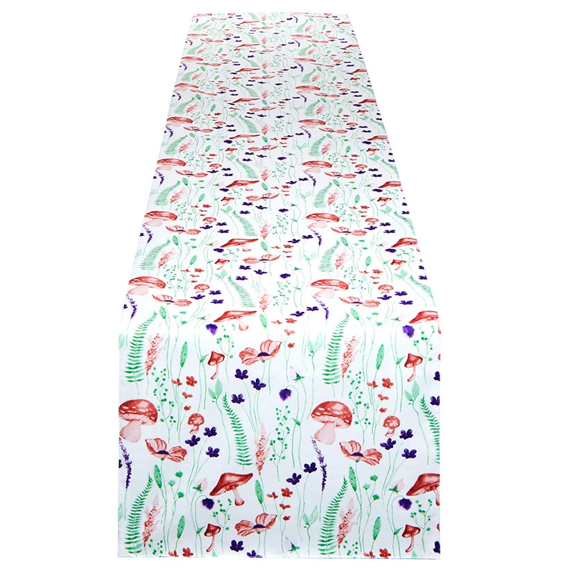 Fairy Garden Mushroom Table Runner or Set of 4 Placemats