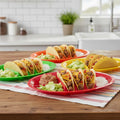 Divided Taco Plates, Set of 4 A632