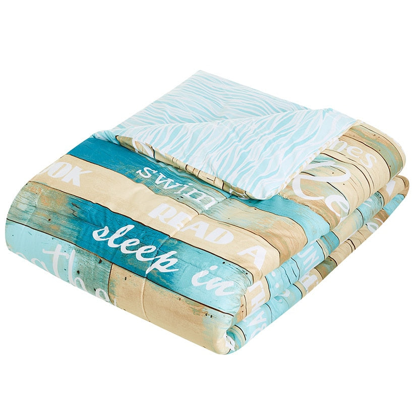 Vacation Rules Queen or King Complete Comforter Set