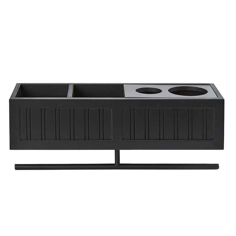 Beauty Wall Shelf with Towel Bar