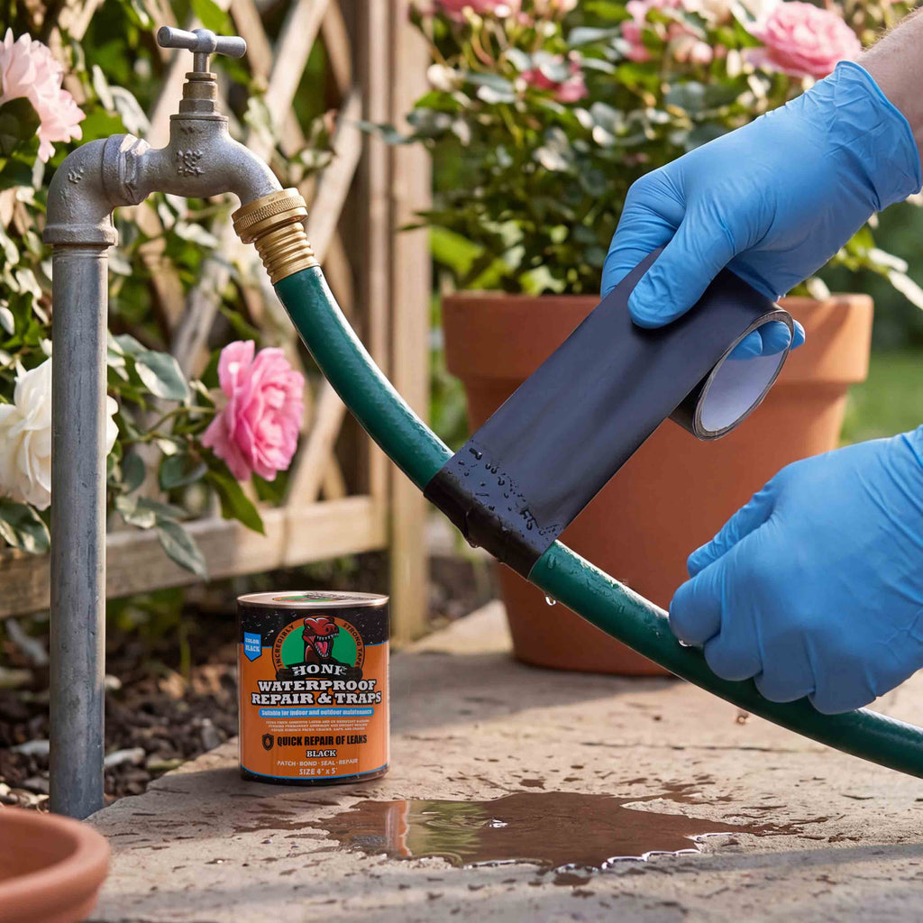 WaterProof Repair Black Tape For Indoor And Outdoor 4" X 5'