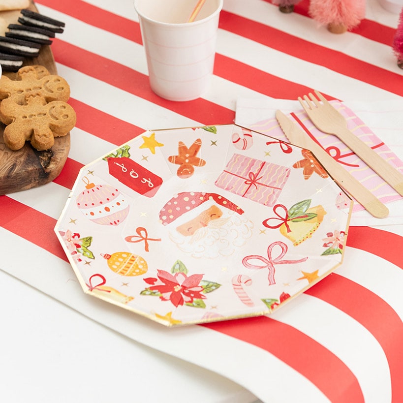 Christmas Disposable Paper Dinnerware Sets