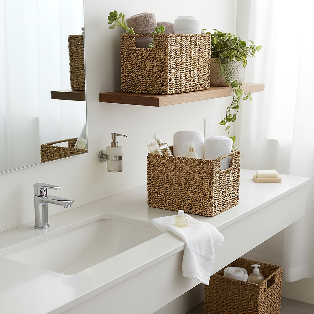 Narrow Storage Tower with 6 Shelves H3196