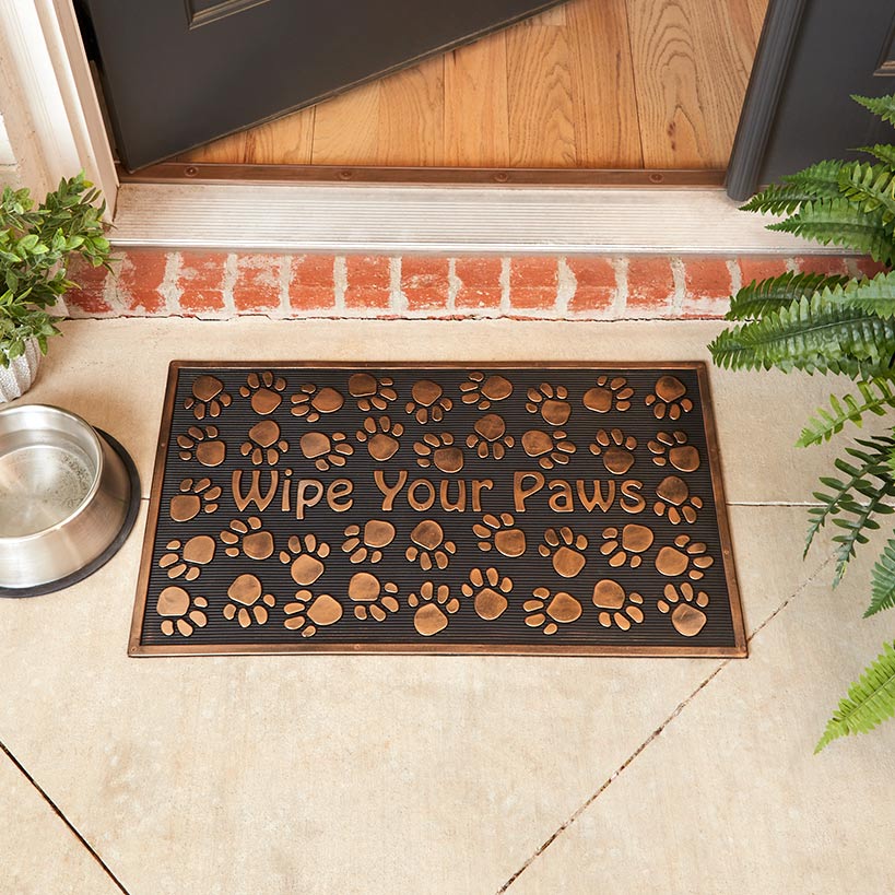 Wipe Your Paws Rubber Stair Treads Set of 2 Q335