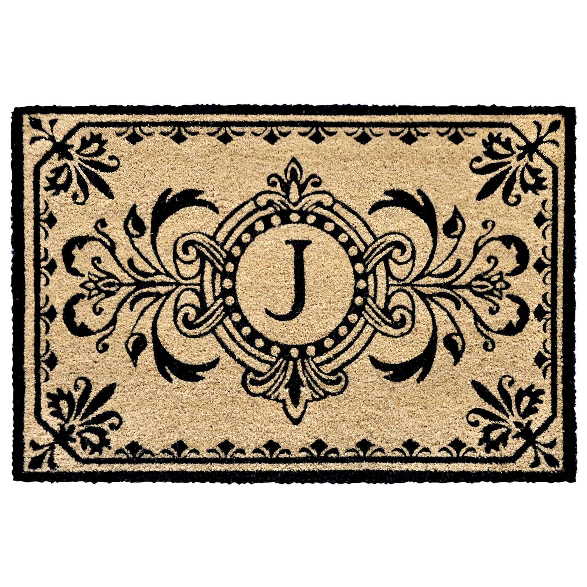 Dwell Vine Coir Doormat with Non-Slip Backing