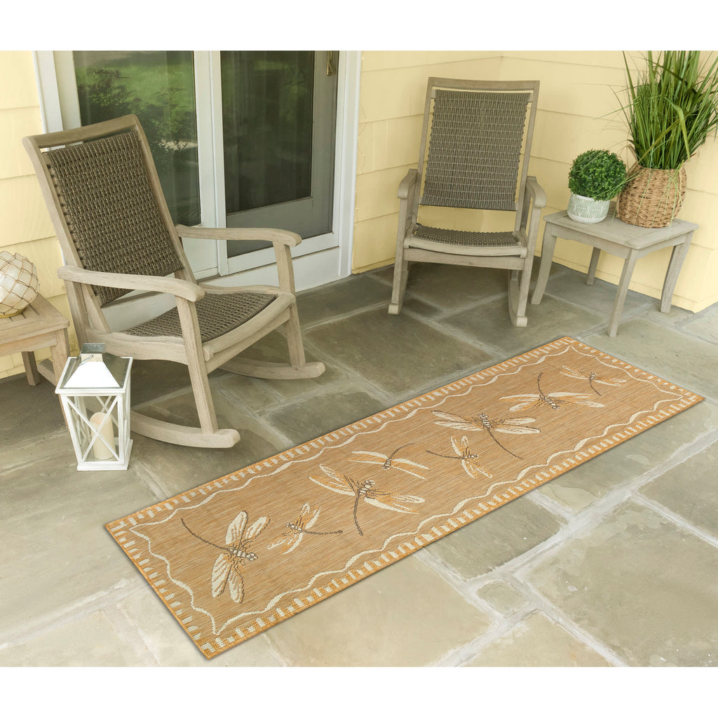 Carmel Dragonfly Indoor Outdoor Area Rug