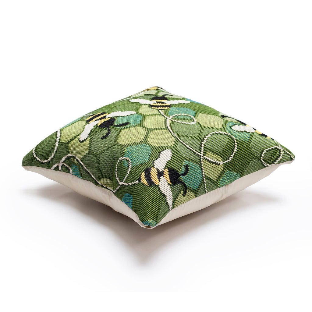 Marina Bee Free Indoor Outdoor Throw Pillow