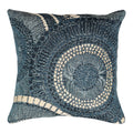 Marina Circles Indoor Outdoor Throw Pillow