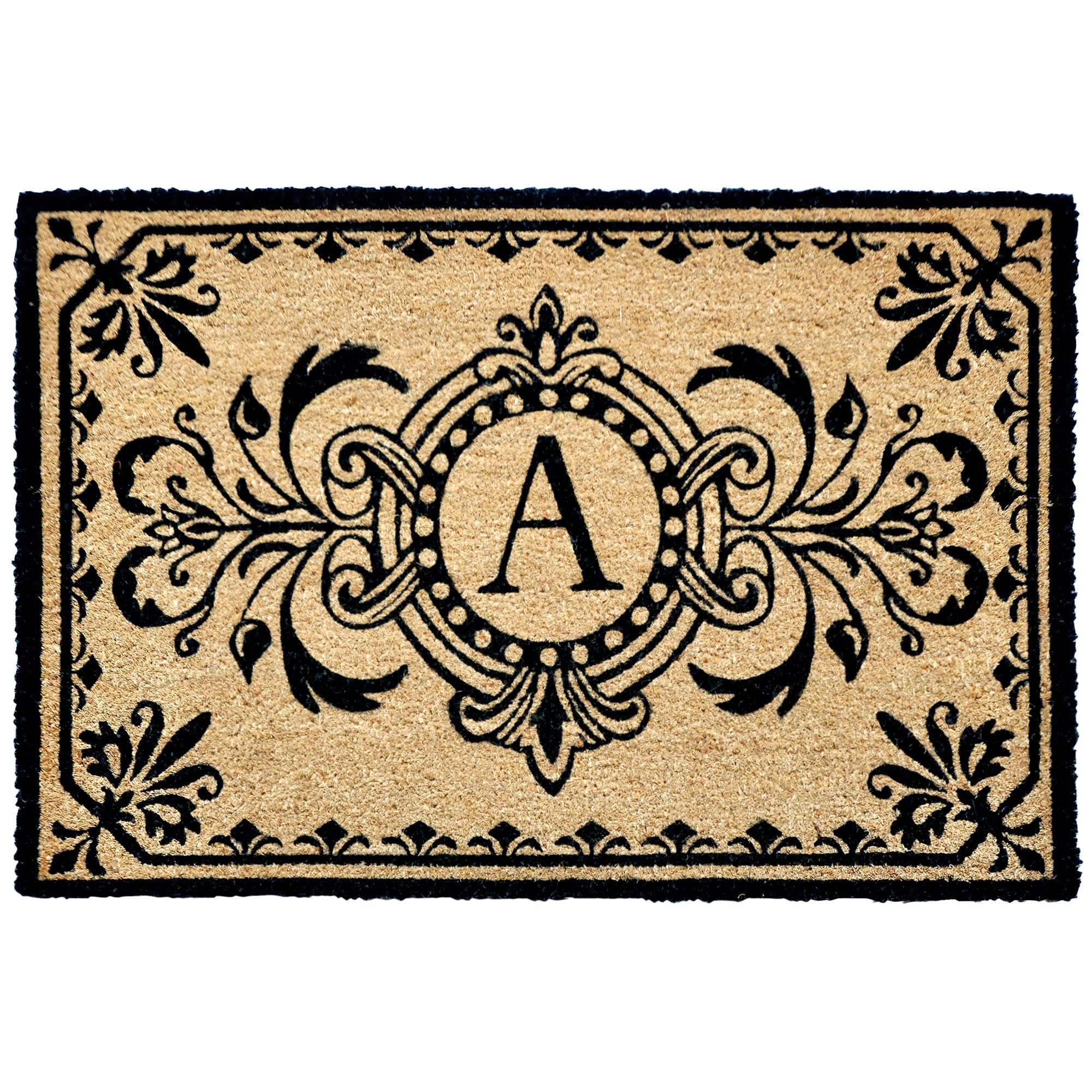 Dwell Vine Coir Doormat with Non-Slip Backing