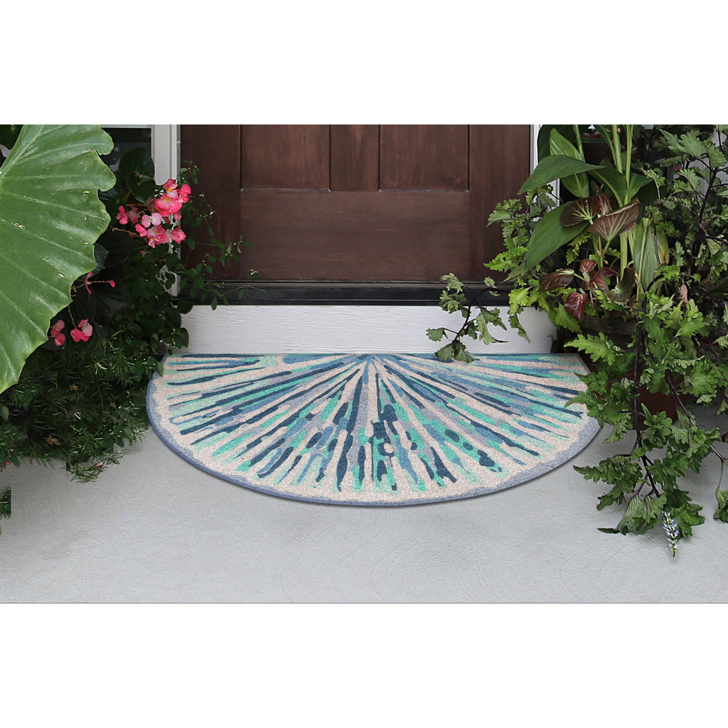 Natura Scallop Coir Doormat with Non-Slip Backing