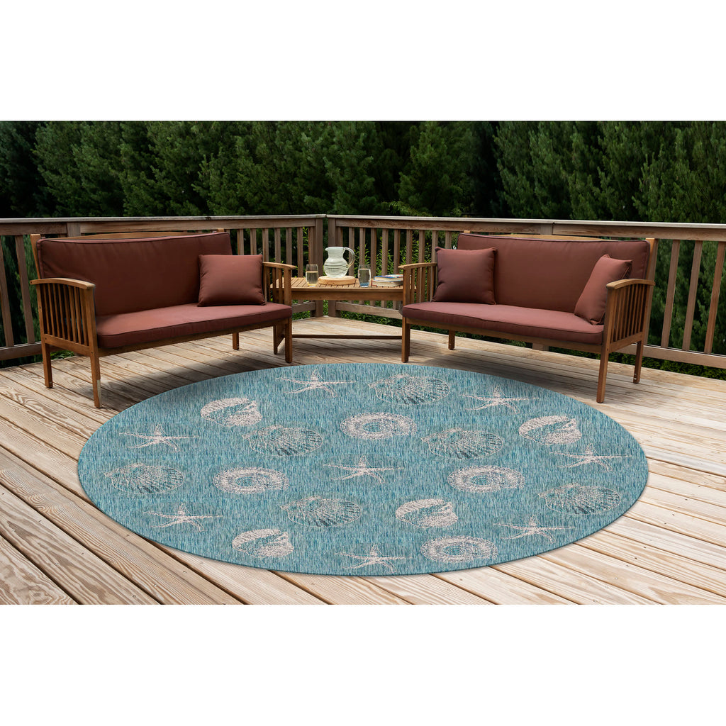 Carmel Shells Indoor Outdoor Area Rug