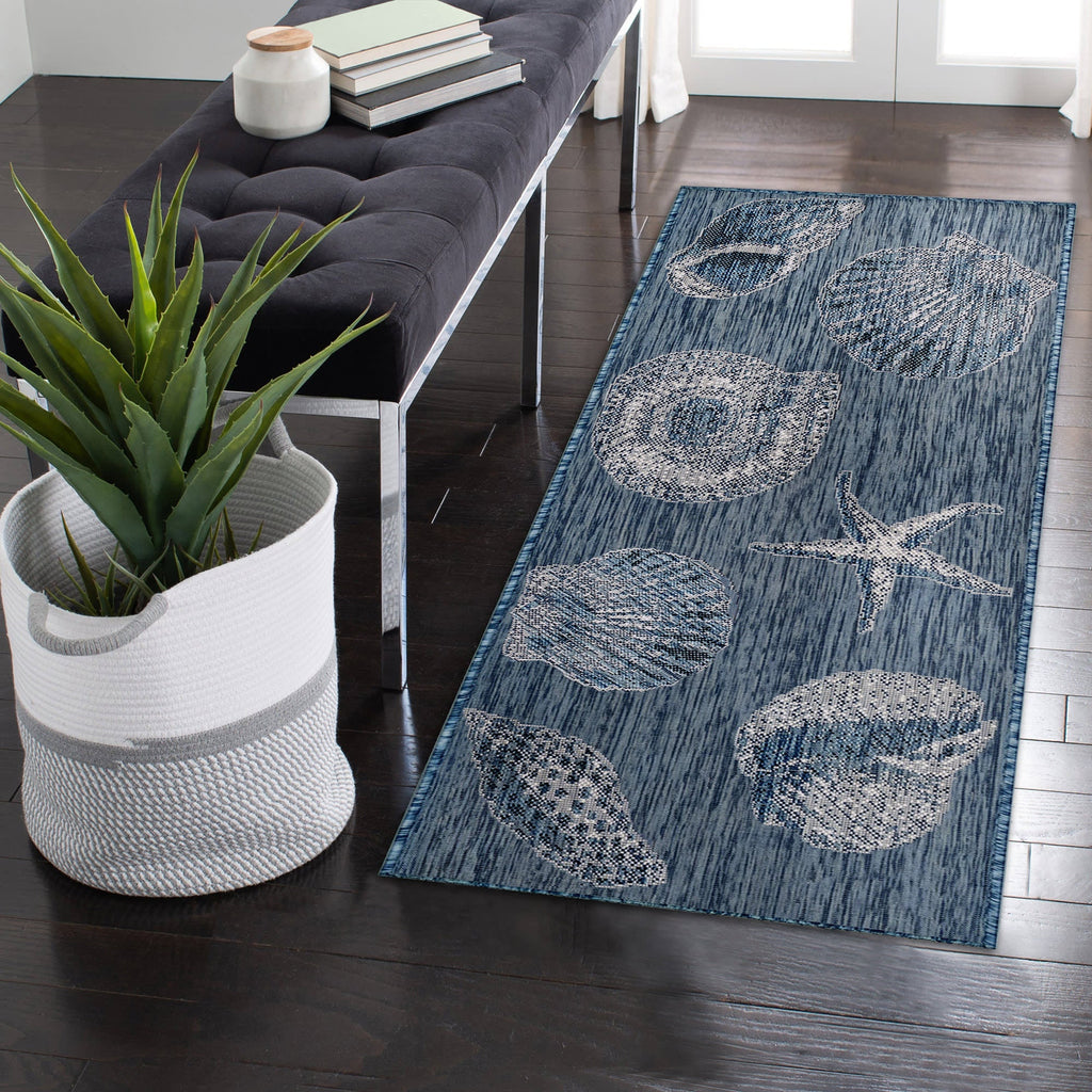 Carmel Shells Indoor Outdoor Area Rug