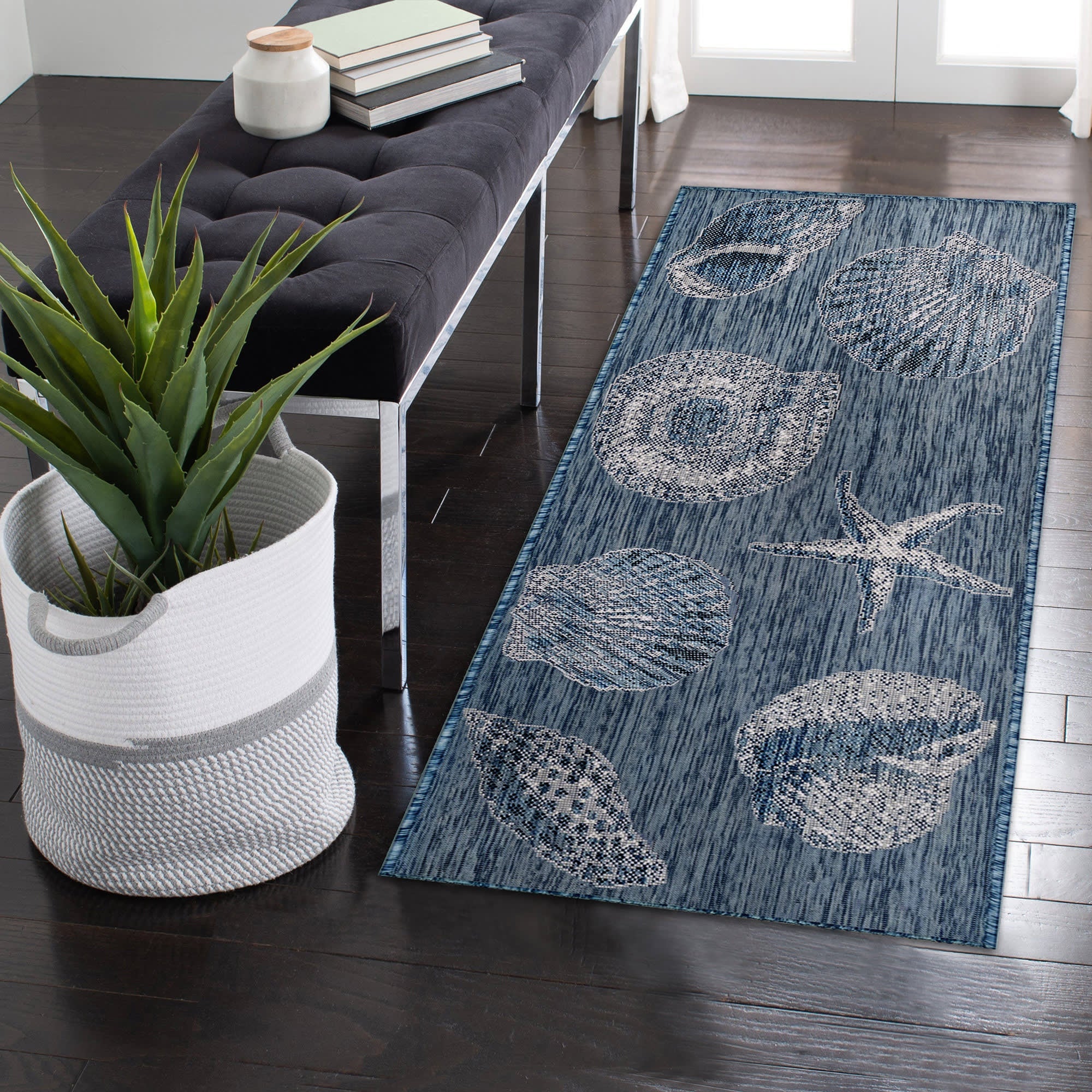 Carmel Shells Indoor Outdoor Area Rug