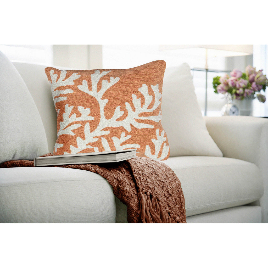 Frontporch Coral Indoor Outdoor Throw Pillow