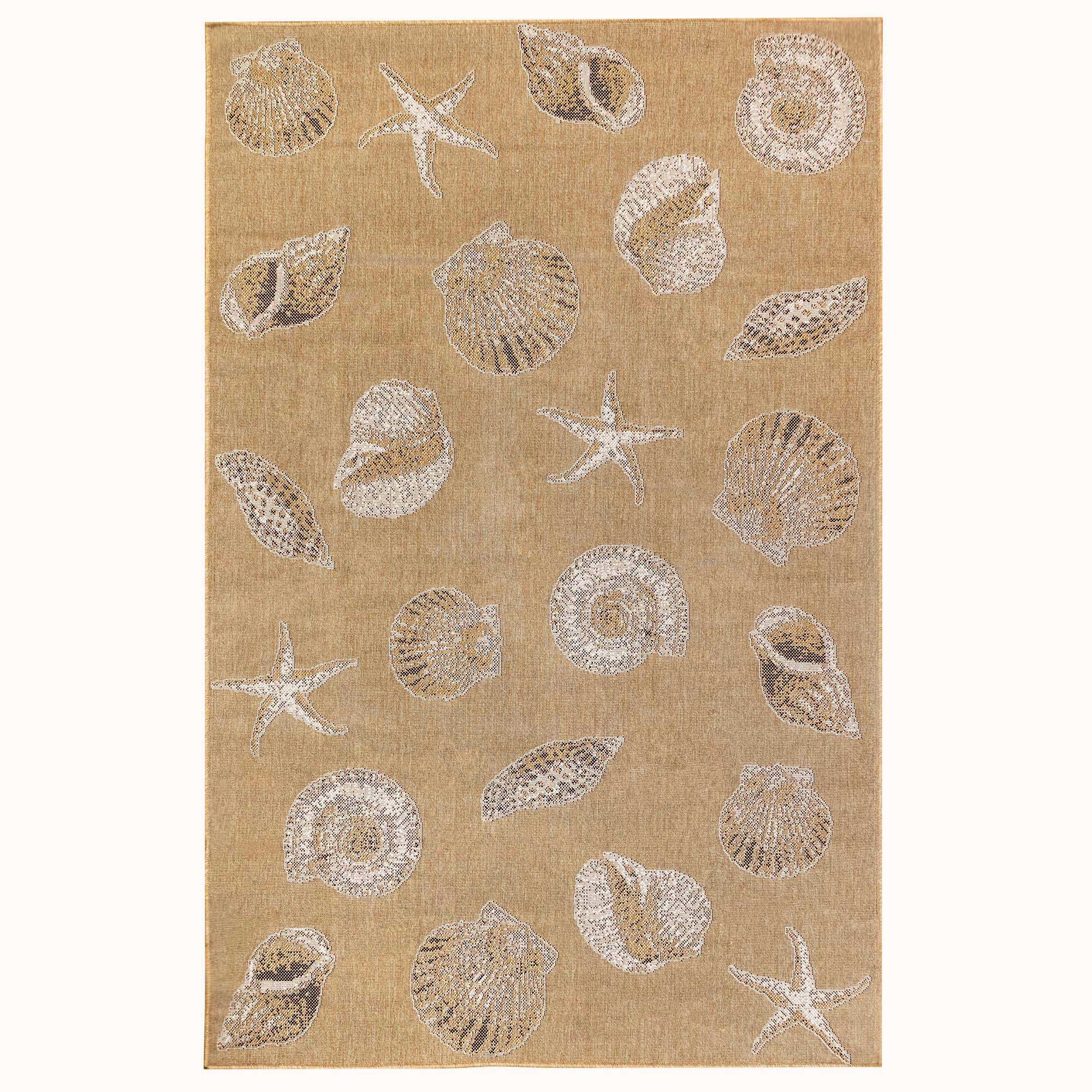 Carmel Shells Indoor Outdoor Area Rug