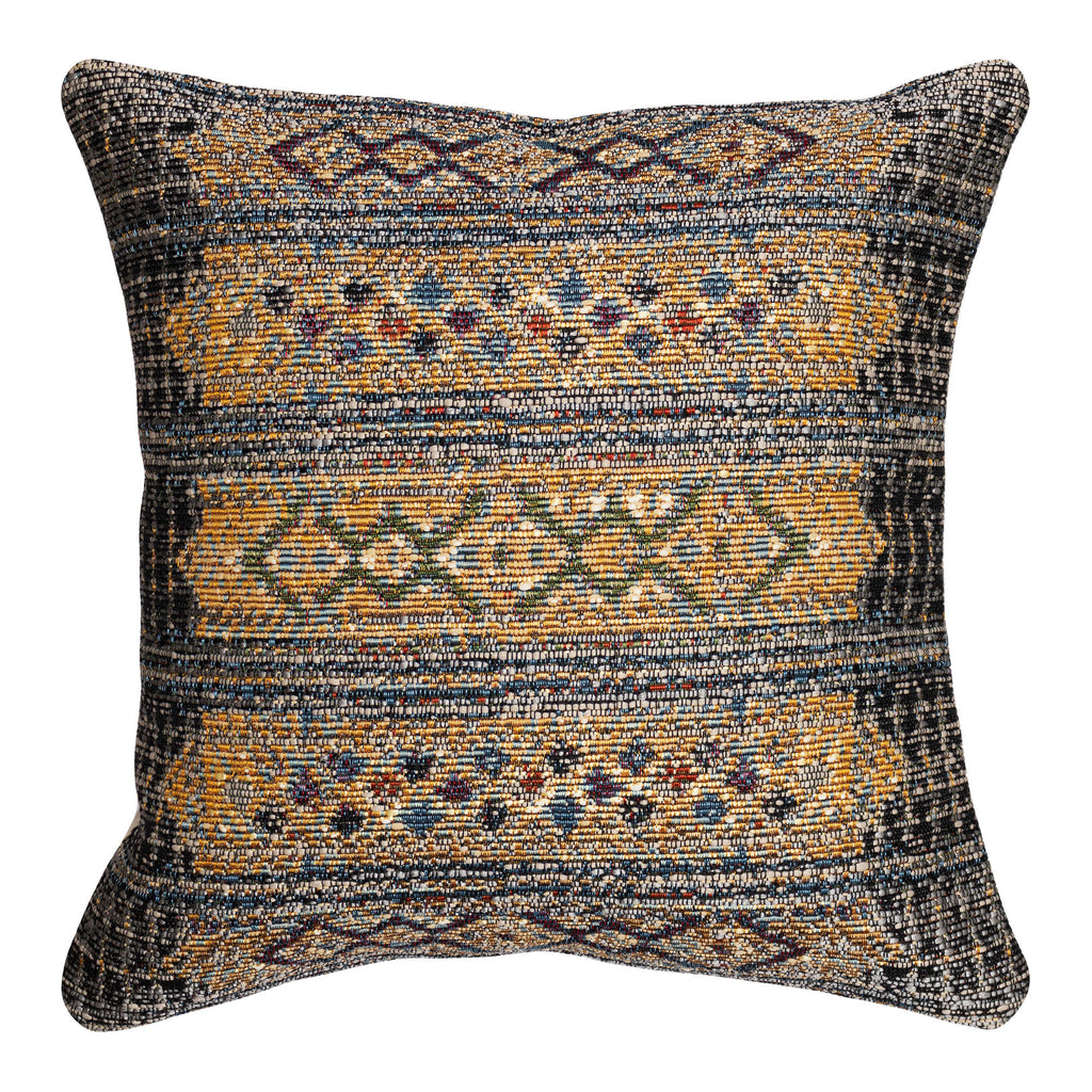 Marina Tribal Stripe Indoor Outdoor Throw Pillow