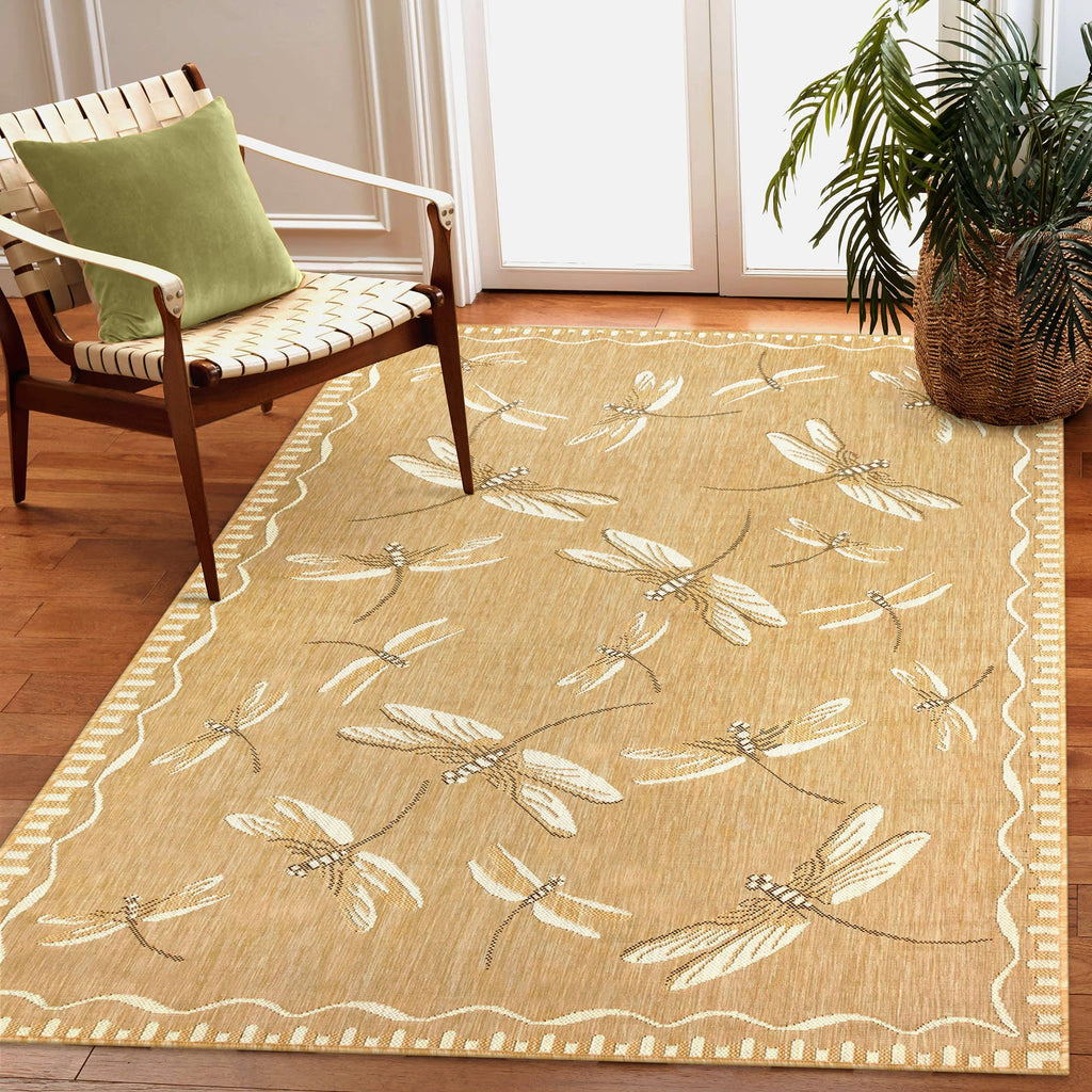 Carmel Dragonfly Indoor Outdoor Area Rug