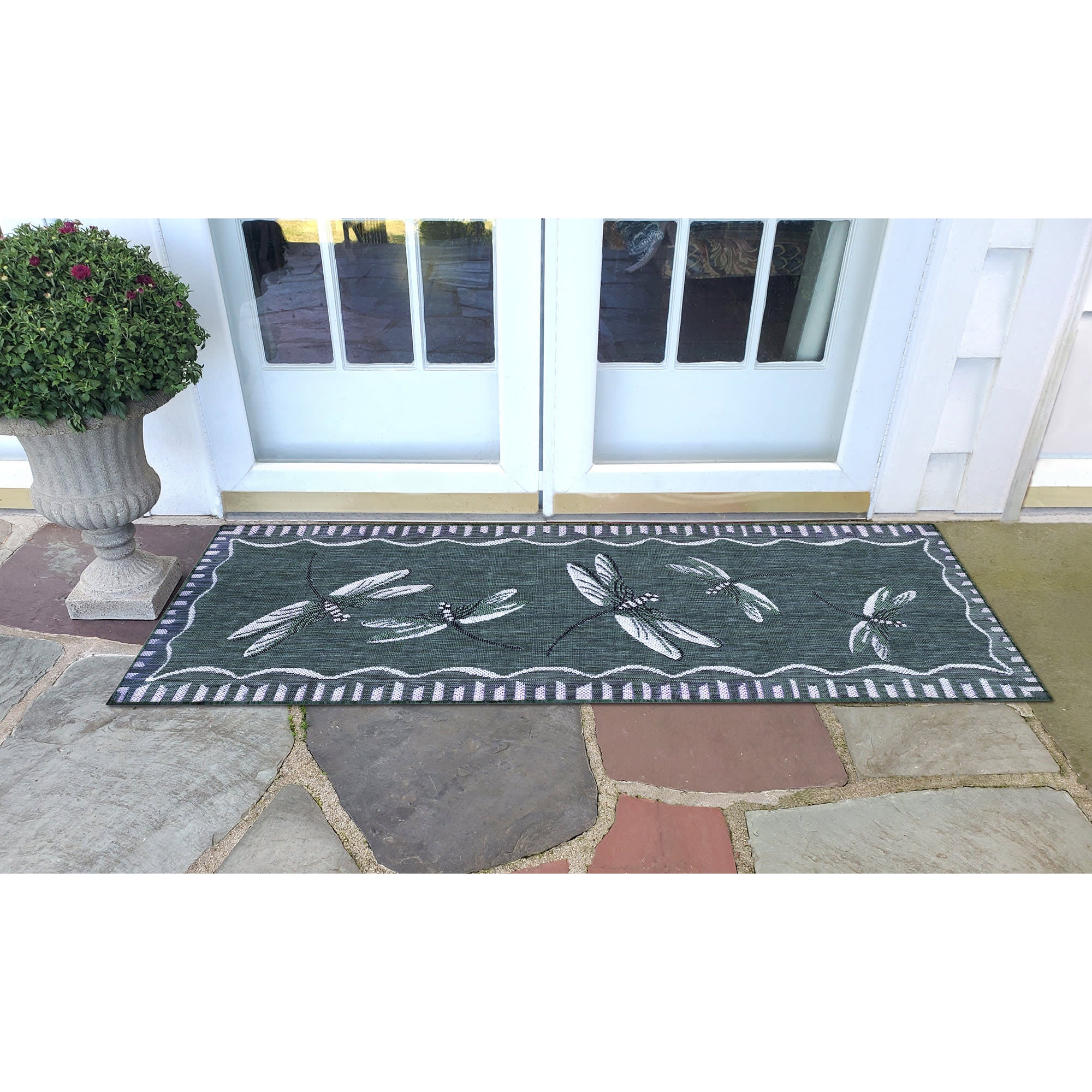 Carmel Dragonfly Indoor Outdoor Area Rug