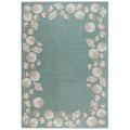 Capri Seashell Border Indoor Outdoor Area Rug