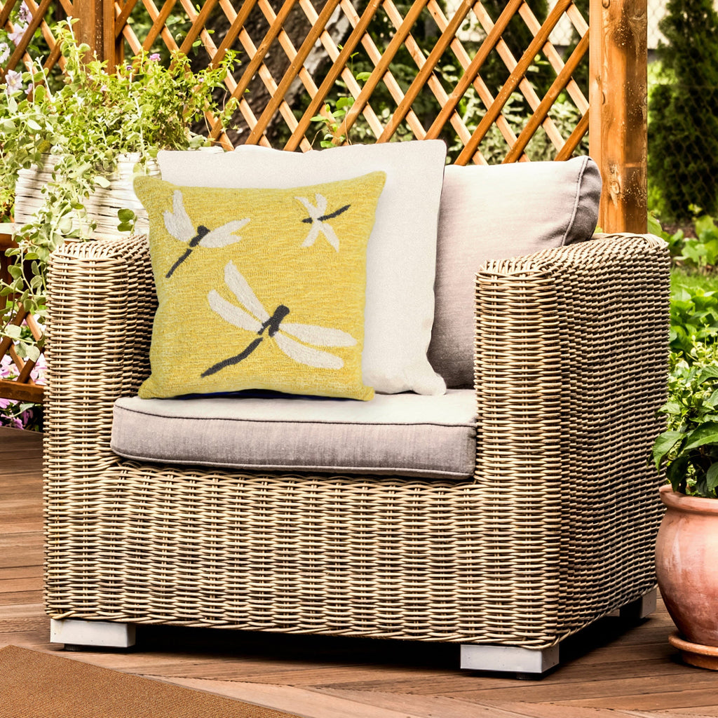 Frontporch Dragonfly Indoor Outdoor Throw Pillow