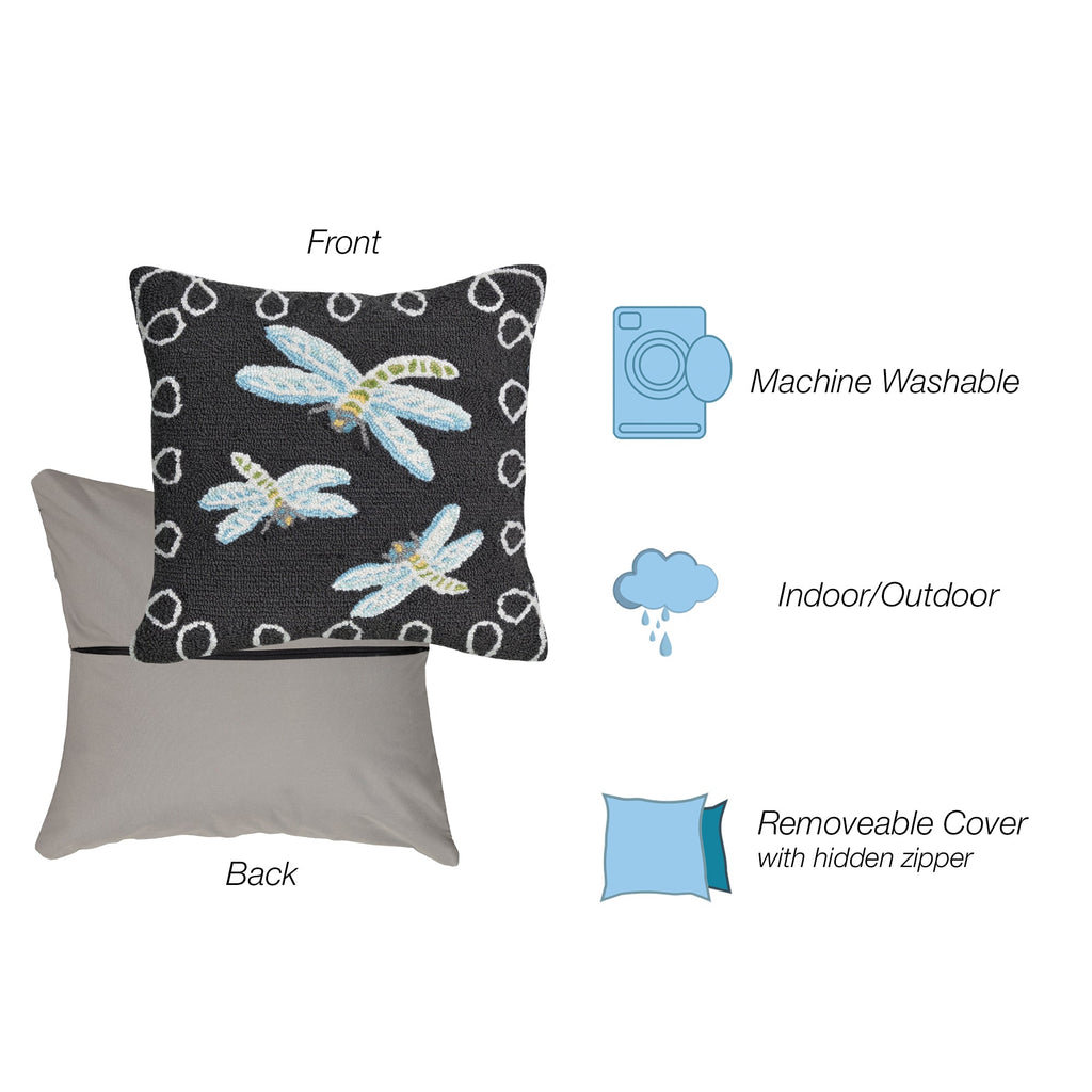 Frontporch Dragonfly Indoor Outdoor Throw Pillow