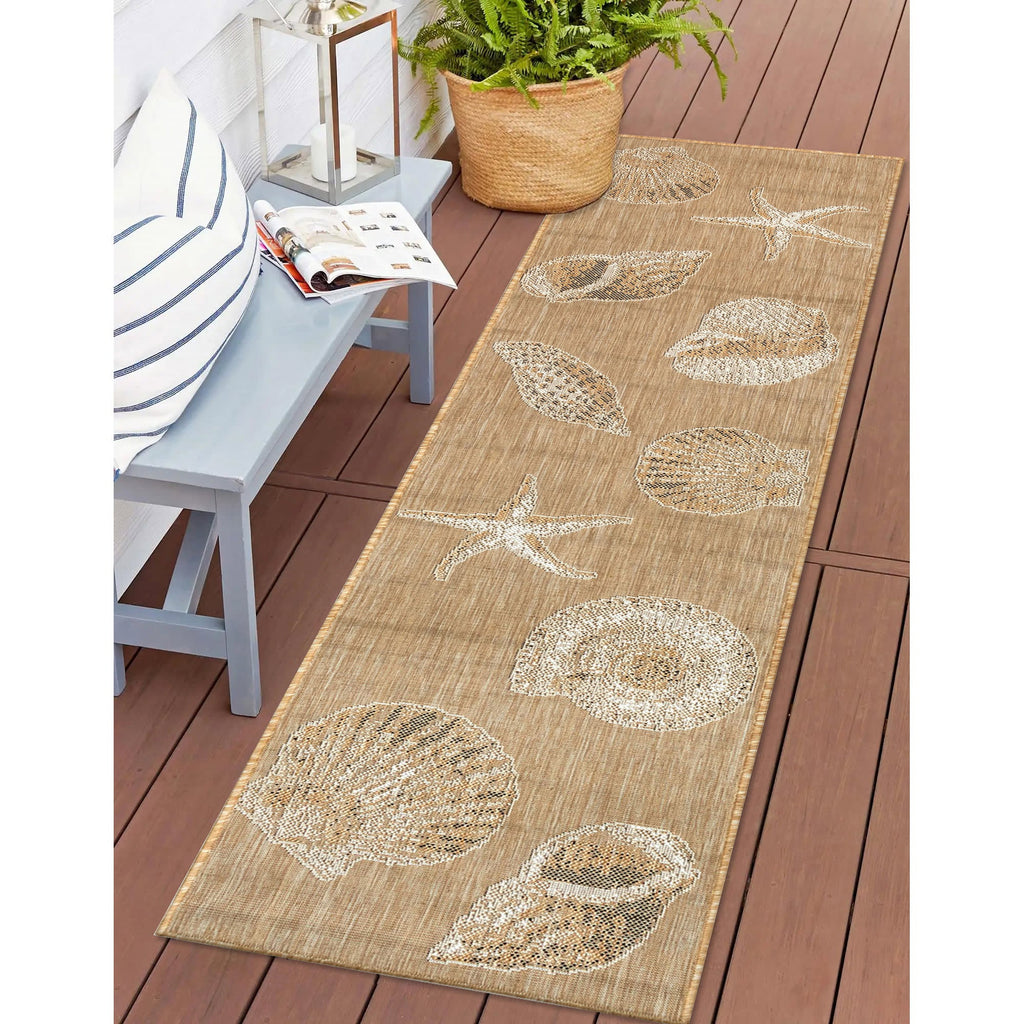 Carmel Shells Indoor Outdoor Area Rug
