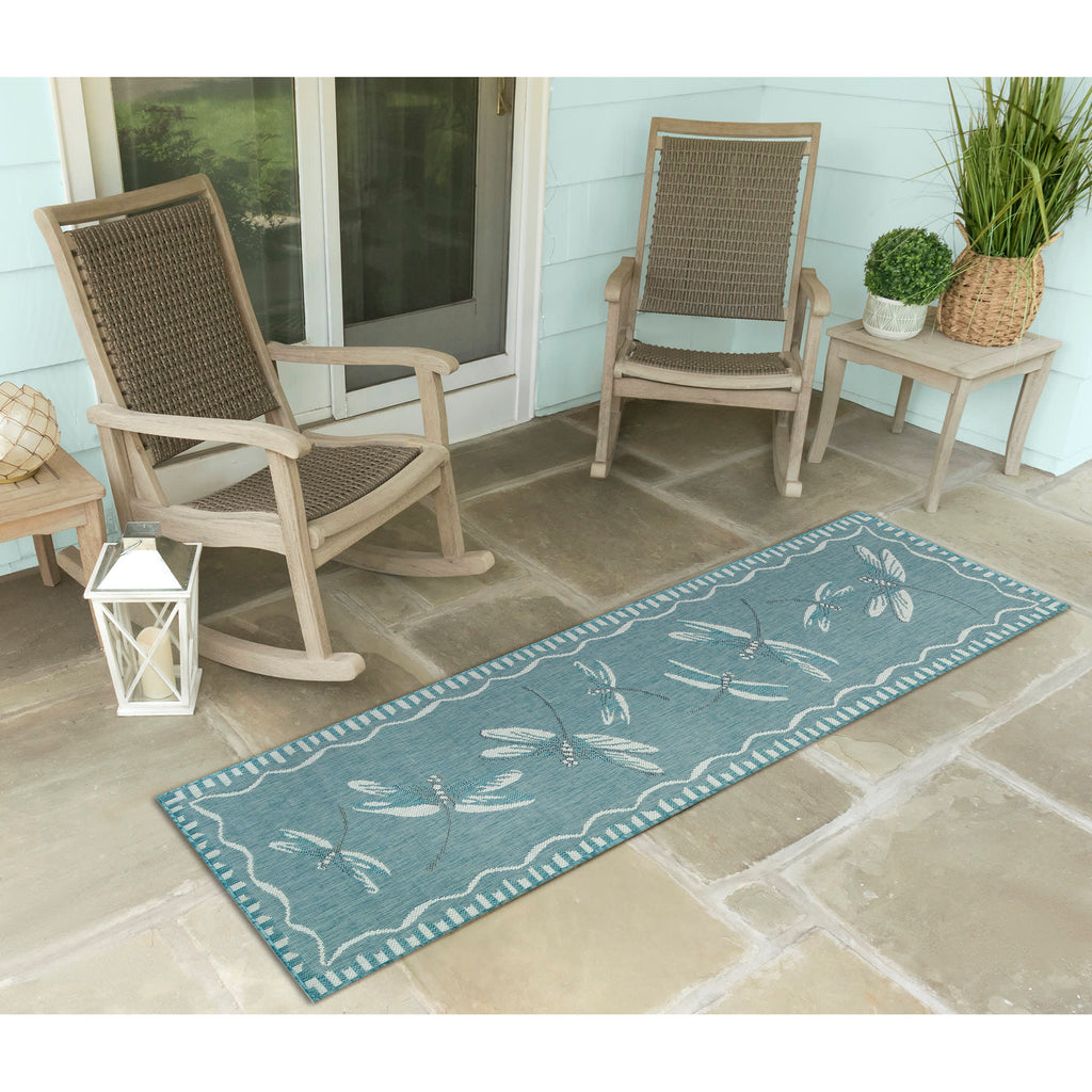 Carmel Dragonfly Indoor Outdoor Area Rug