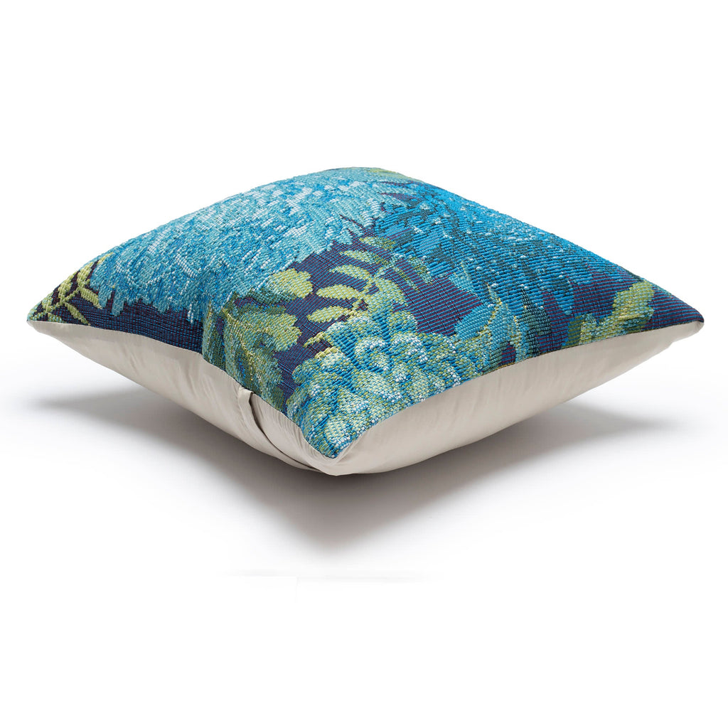 Marina Mums Indoor Outdoor Throw Pillow