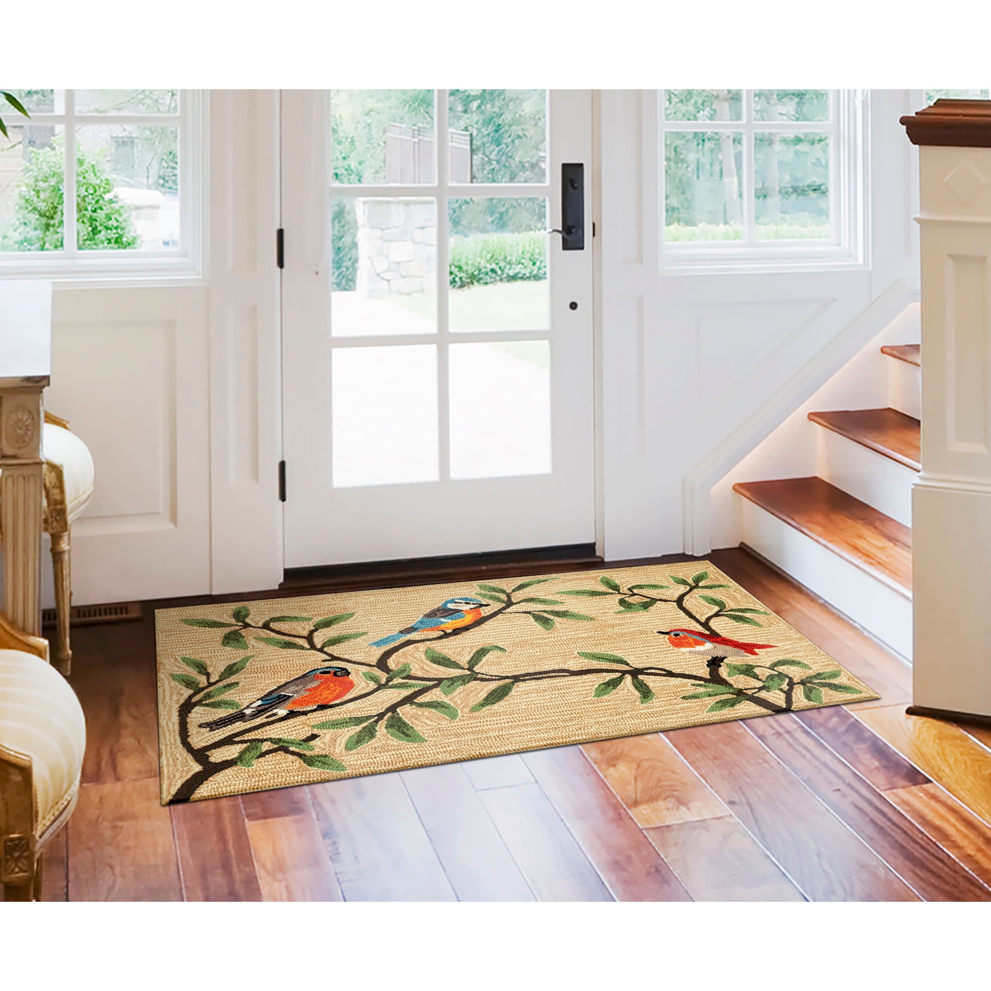 Ravella Birds On Branches Indoor/Outdoor Area Rug