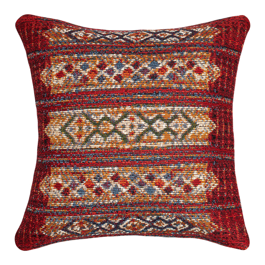 Marina Tribal Stripe Indoor Outdoor Throw Pillow