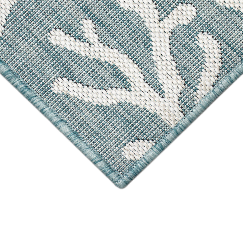Carmel Coral Border Indoor Outdoor Area Rug