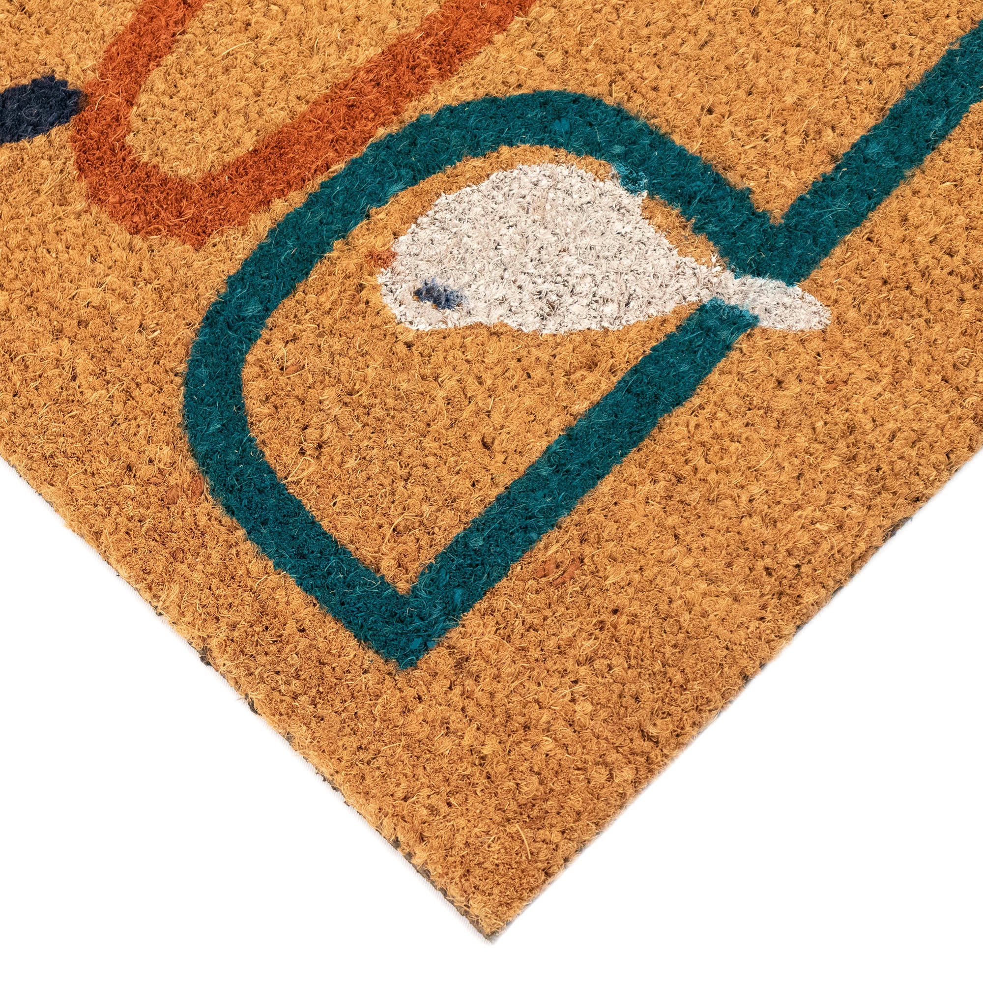 Natura Peace Coir Doormat with Non-Slip Backing