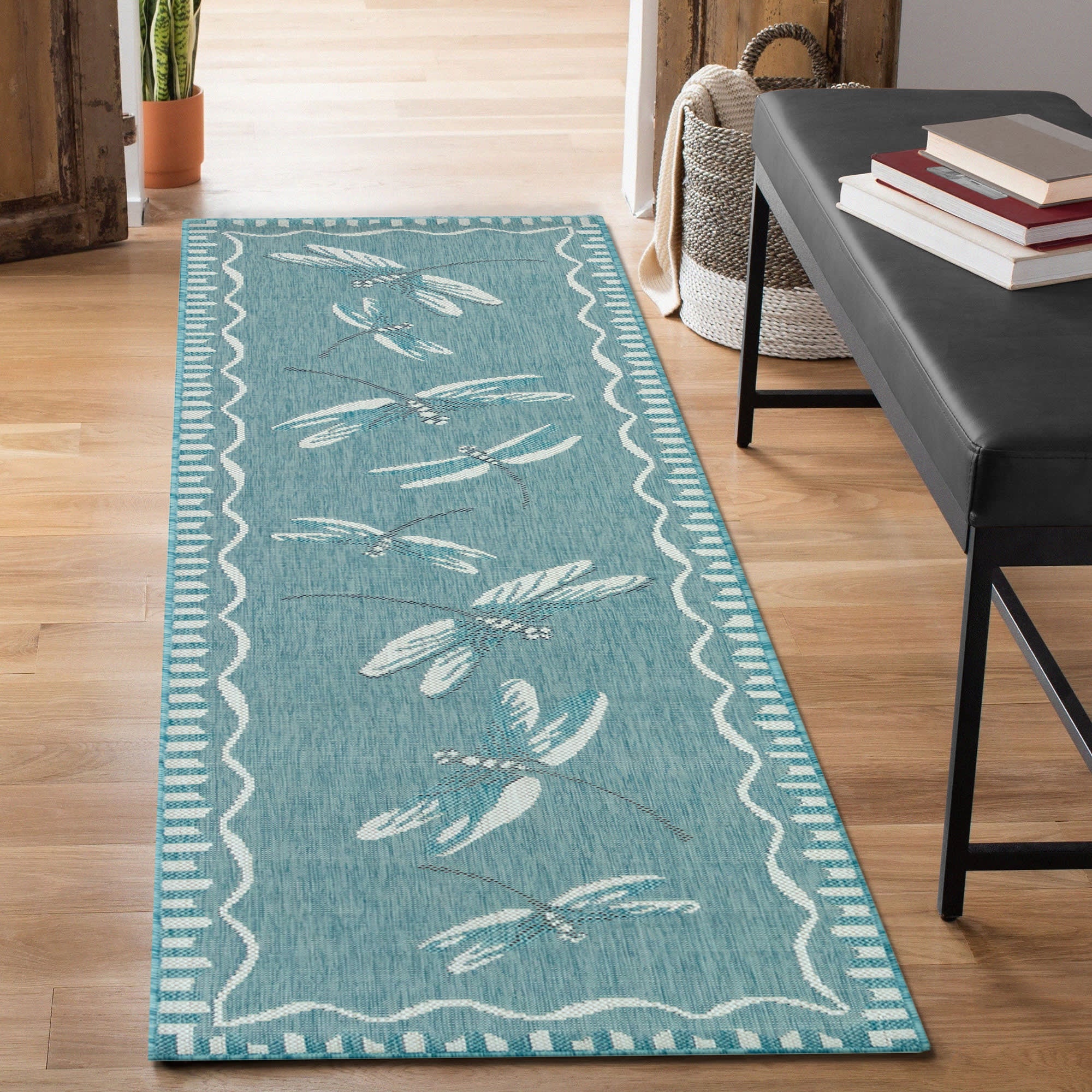 Carmel Dragonfly Indoor Outdoor Area Rug
