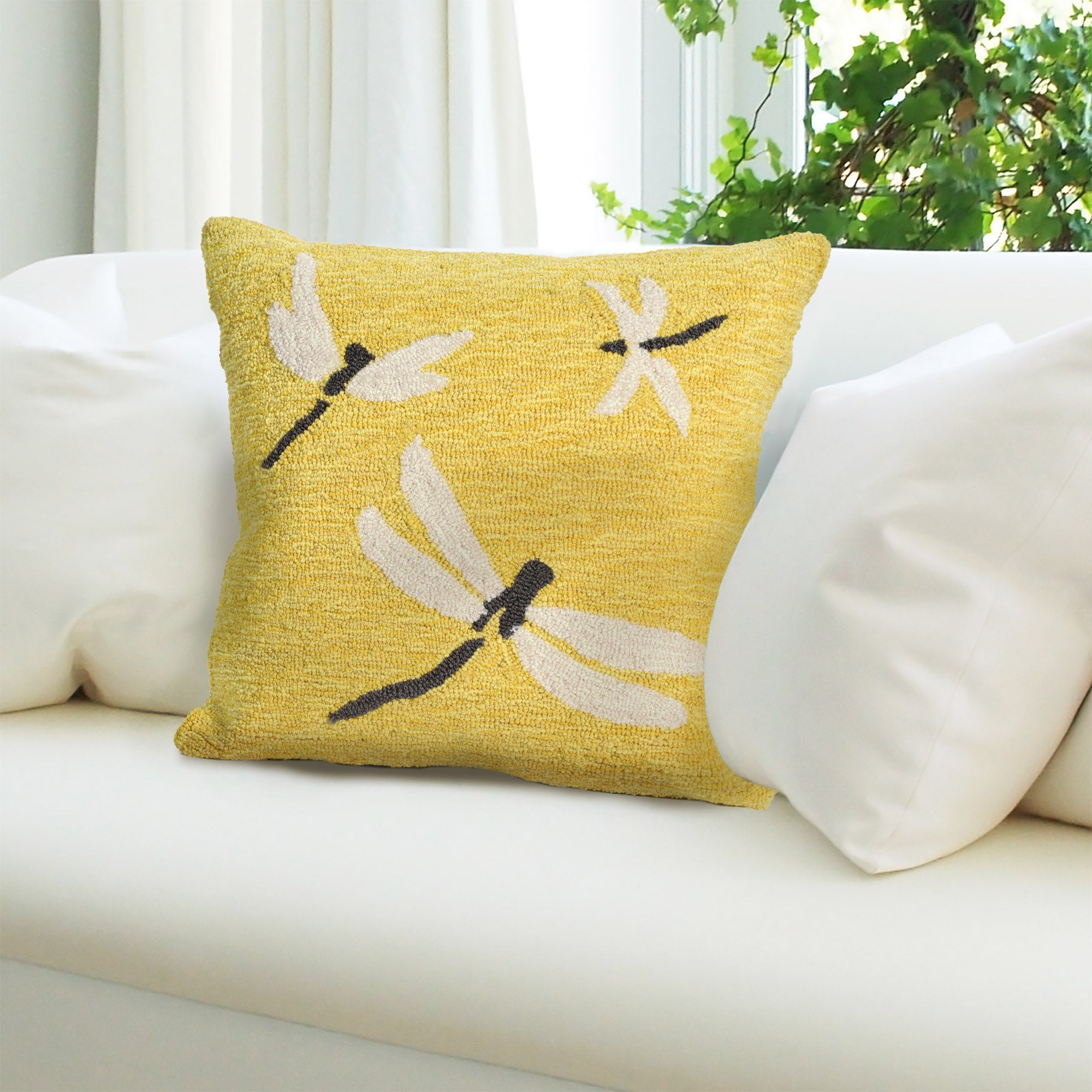 Frontporch Dragonfly Indoor Outdoor Throw Pillow