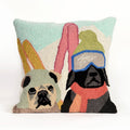 Frontporch Ski Patrol Indoor Outdoor Throw Pillow