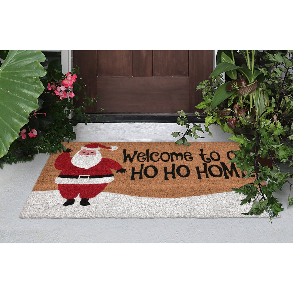 Natura Ho Ho Home Coir Doormat with Non-Slip Backing