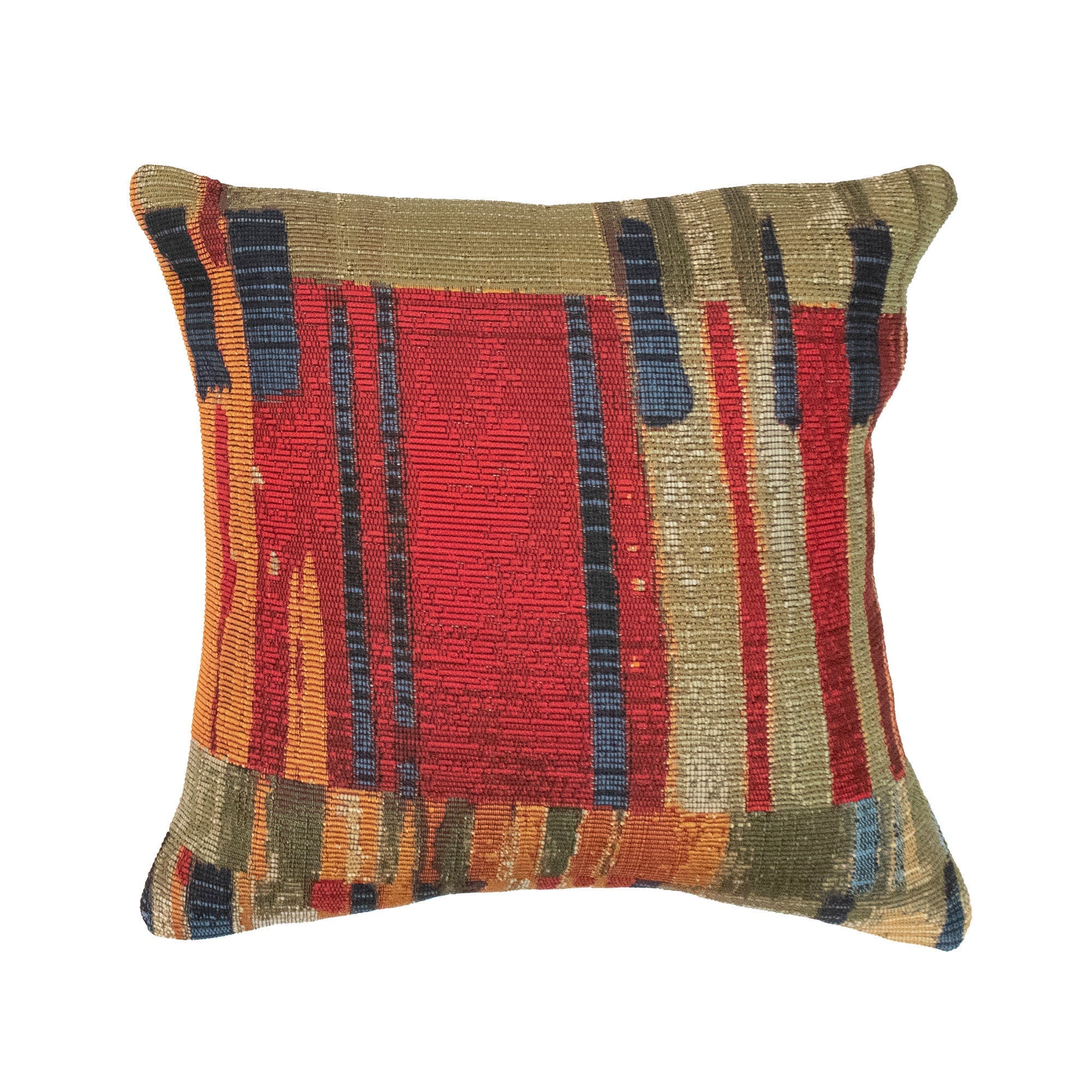 Marina Paintbox Indoor Outdoor Throw Pillow