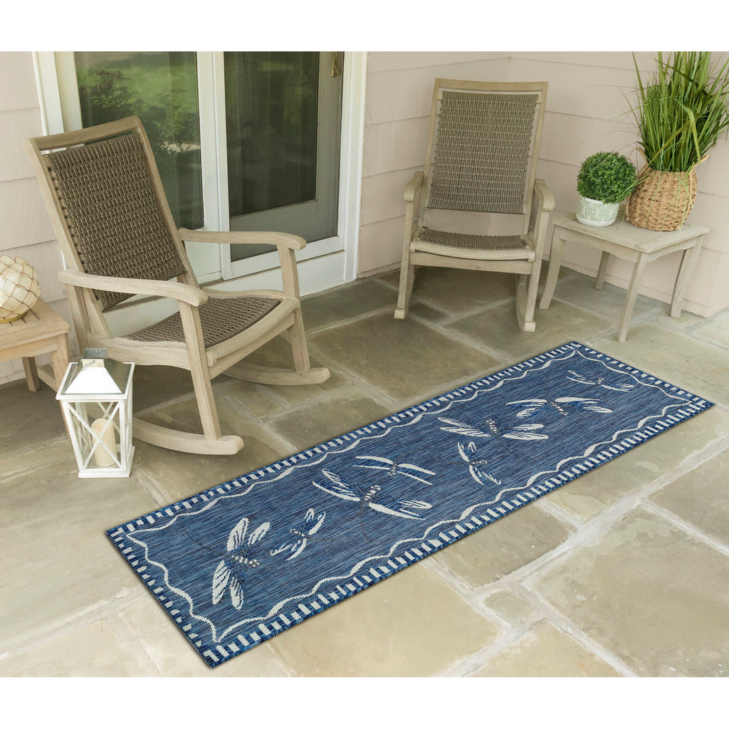 Carmel Dragonfly Indoor Outdoor Area Rug