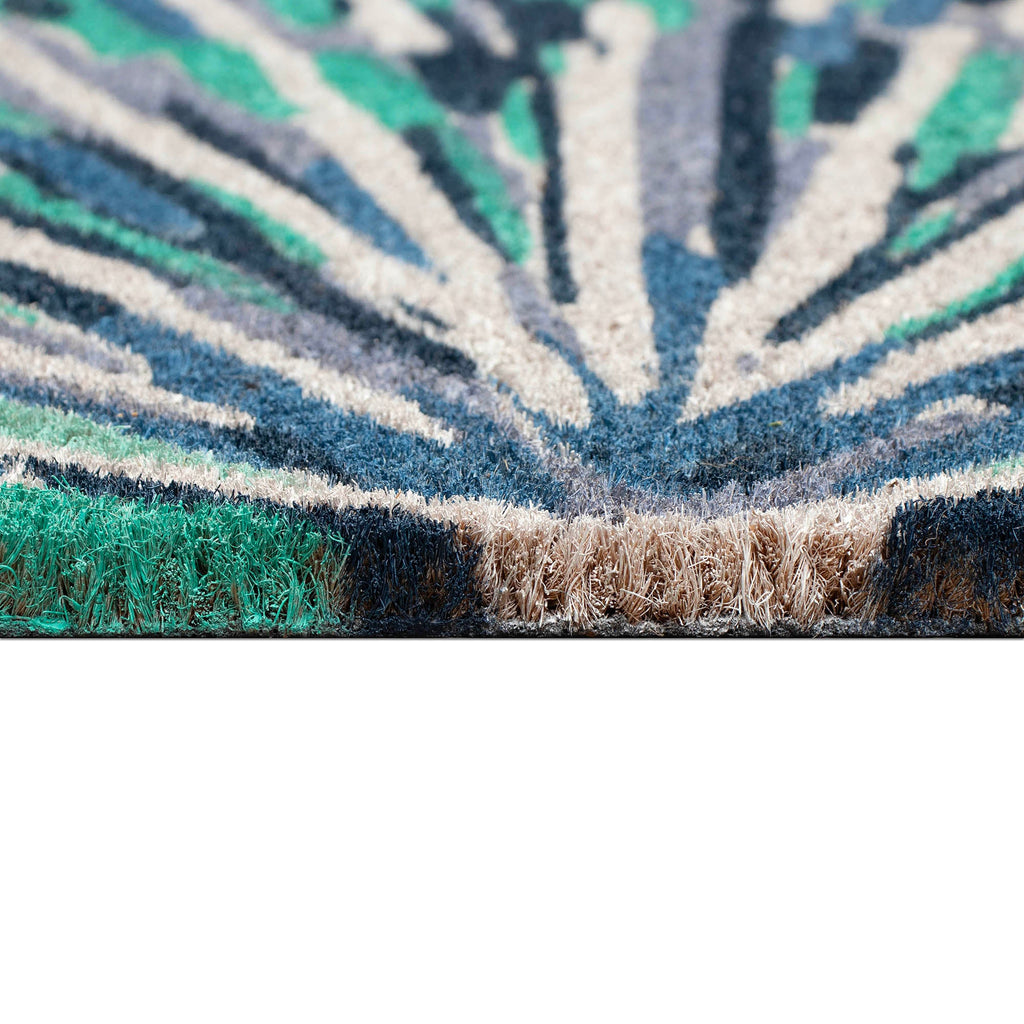 Natura Scallop Coir Doormat with Non-Slip Backing