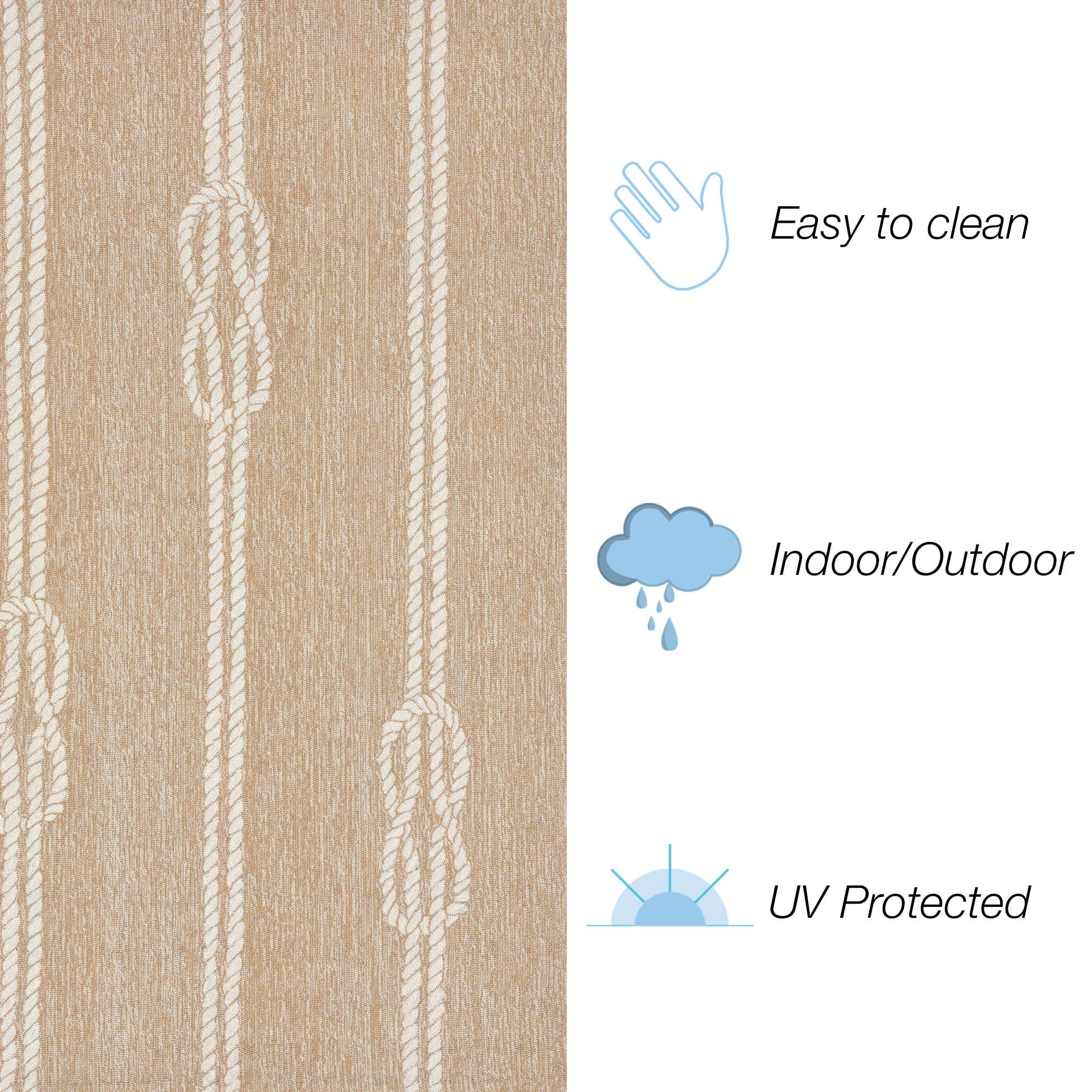 Capri Ropes Indoor Outdoor Area Rug