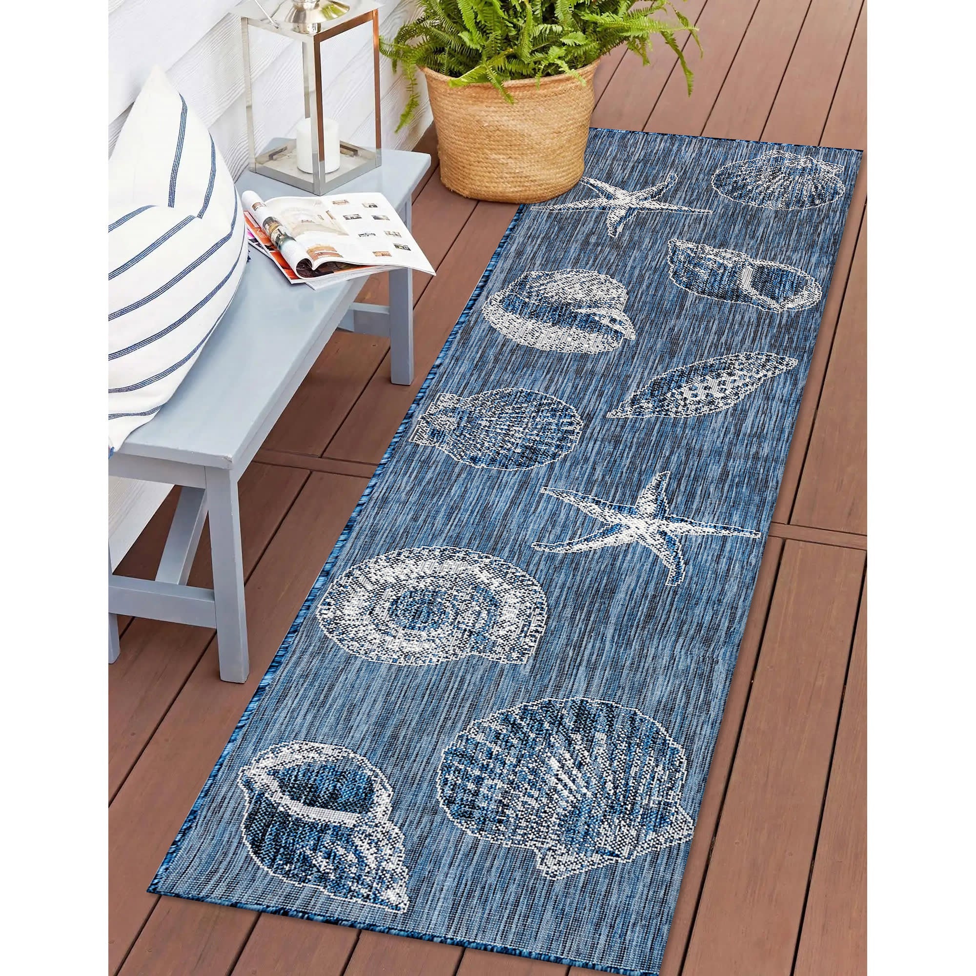 Carmel Shells Indoor Outdoor Area Rug