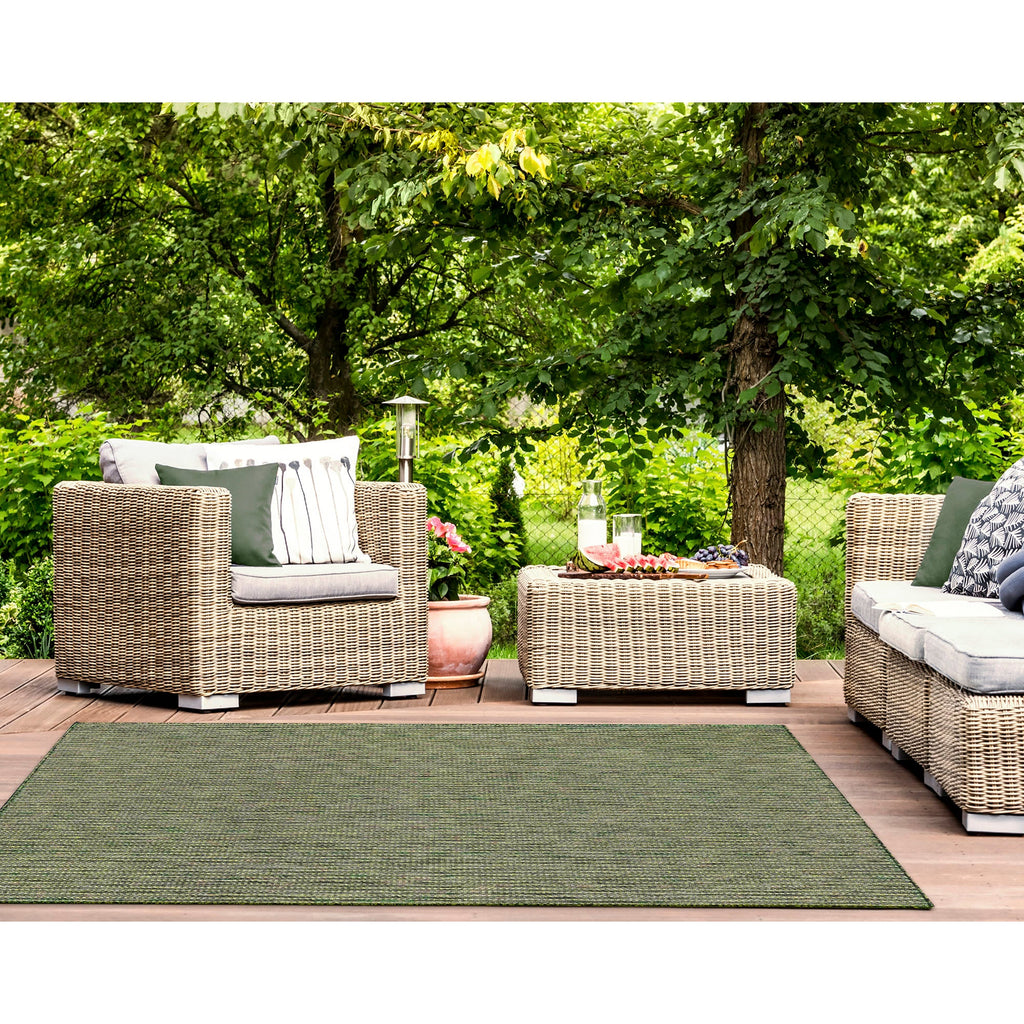 Carmel Texture Stripe Indoor Outdoor Area Rug
