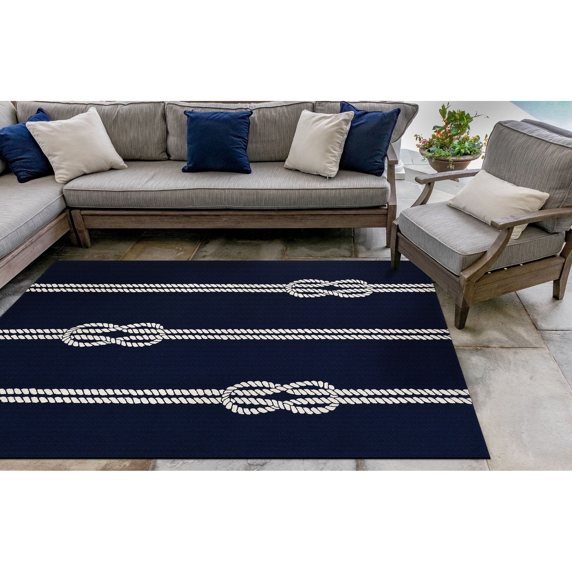 Capri Ropes Indoor Outdoor Area Rug